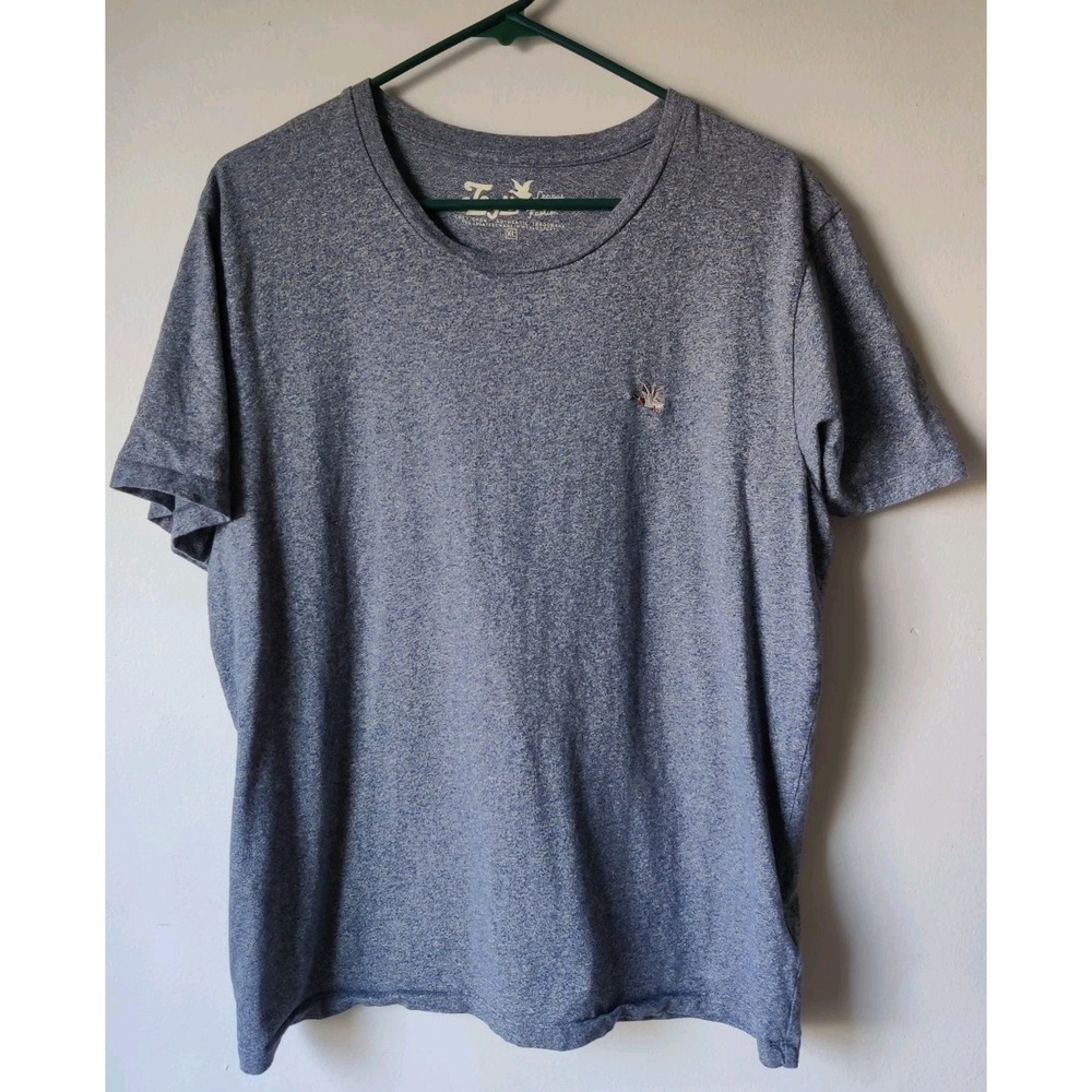 Chevignon Tog's T-shirt Short Sleeve Duck Embroidery Blue Crew Neck Size XL